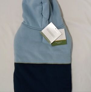 Sport Pet Living Blue Color Block Dog Hoodie Coat Size Medium NWT